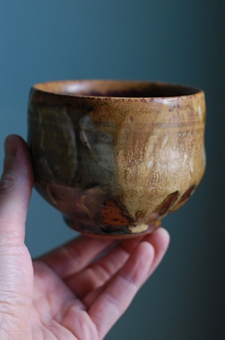 rugged red teabowl