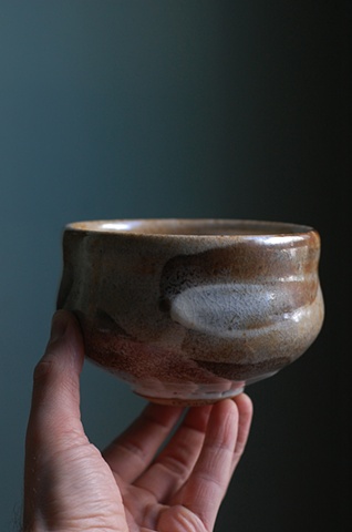 white stroke chawan