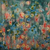"Blue Ice"  40" x 40"  