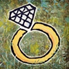 "Lost and Found"  30" x 45"    Collaboration with Donald Baechler
