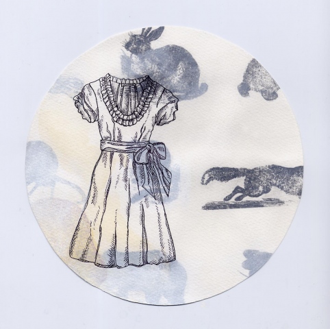 "trappings #1" (dress and rabbit)