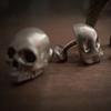 :: skull cufflinks ::