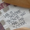 MY DEAR SISTER - center back close-up