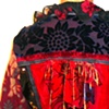 RED / PURPLE GLITZ - upper back