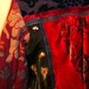 RED / PURPLE GLITZ - back close-up