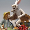 Demure child conversing with a nightmare.

non-functional teapot