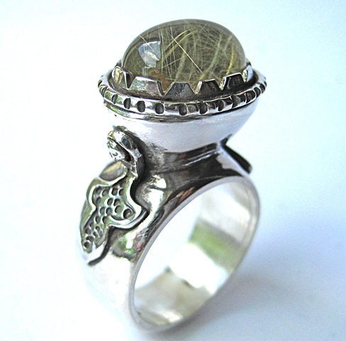 Jewelry Ring Metal jewel sterling stone metalwork polished oxidized magical  sydney australia wedding magic
