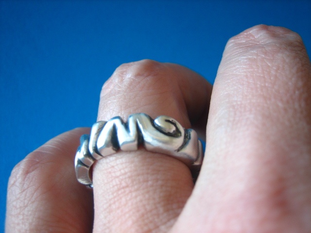 Jewelry Ring Metal water ripple sterling silver metalsmith metalwork indie men women sydney australia wedding engagement