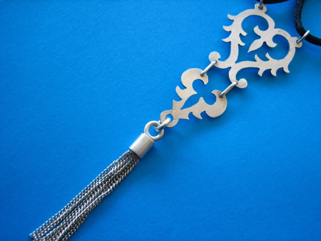 Sterling Silver Tassle Pendant