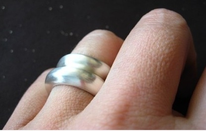 Jewelry Ring Metal sydney australia metal metalwork band sterling silver modern contemporary silversmith stack wedding engagement