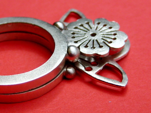 sakura cherry blossom japanese stacking ring sterling silver handmade australia