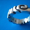 Sterling Silver Ripple Ring Slim