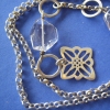 Edelweiss Lariat with Brazilian Amethysts