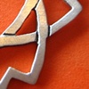 Sterling Silver Sakura Knot Pendant