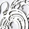 Japanese Style Wave Earrings