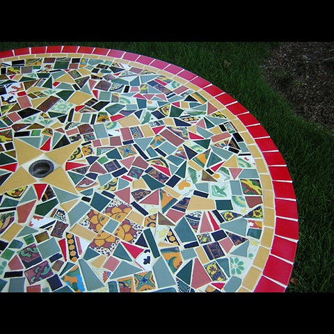 Talavera Patio Table