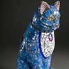 Be-jeweled Garden Cat