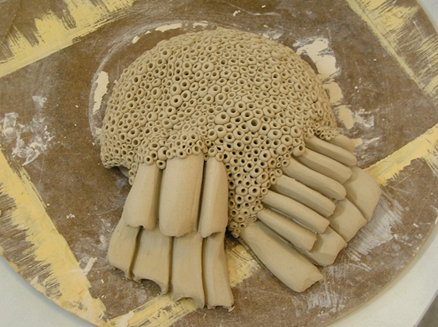 Golden & Brown installation in process