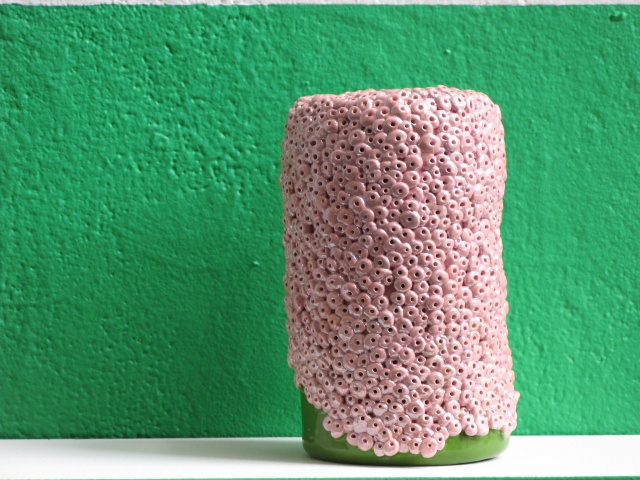 DUSTY ROSE GRASS GREEN