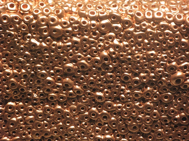 Copper Cube (detail view)