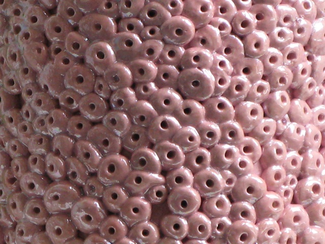 DUSTY ROSE GRASS GREEN (Detail View)