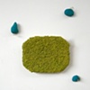 Green with 3 Turquoise Satellites