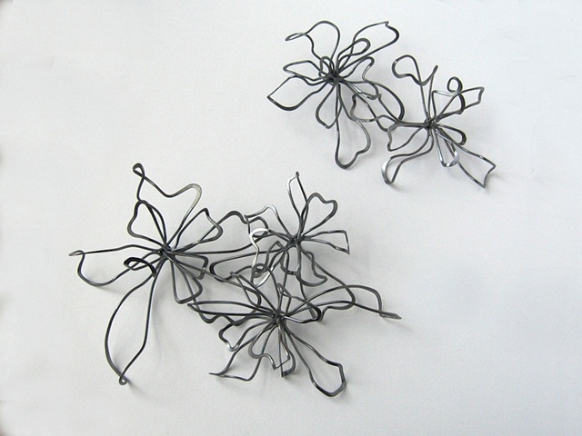 Floral Cluster Brooches