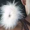 White Fox Hanging Wrap Neckpiece