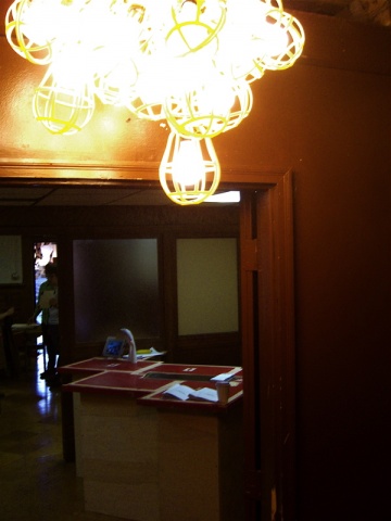 entry chandelier