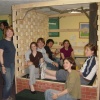 Reading Loft designed by students installed at the Chicago Childcare Society