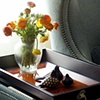 Flowers/Chair/Birds
