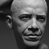 President Barack Obama Sculpture for Esquire Magazine- portrait closeup