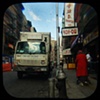 White Truck/ Red Coat