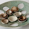Untitled (Shield-Platter with Holes)