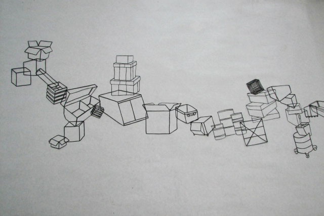 Boxes Landscape, view 1