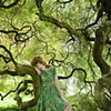 climbing trees in stocking feet
