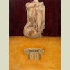 Seated Figure with Column Capital