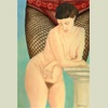 Classical Figure with Column and Fishnets