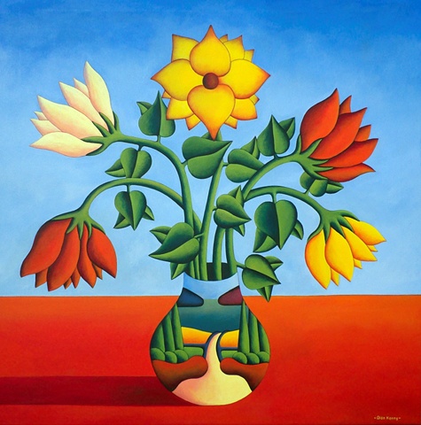 Softvase with flowers