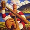 Fiddle player (impasto)
