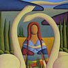 Landscape  woman