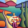 The Bodhran player