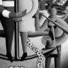 Nautical interior with figures