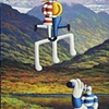 connemara landscape with soft musicians and lovers
