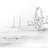 Landscape with Billboard and Pipes 2