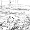 Captain America Sleeping in the Forest