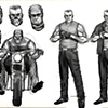 Character sketches for comic
