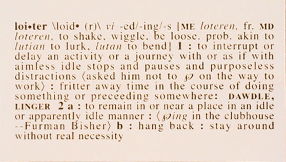loiter