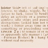 loiter