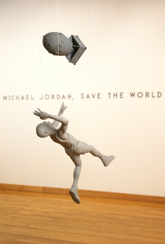 Michael Jordan, Save The World (installation view)